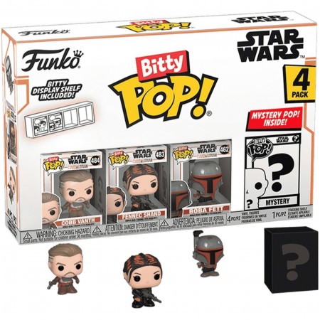Набір подарунковий Funko POP (Bitty): Mandalorian 4PK - Mars