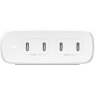 Belkin Зарядний пристрій мережевий 200Вт 4хUSB-С GAN PD PPS, білий