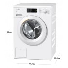 Пральна машина Miele WSA 023 WCS фронтальна, 7кг, 1400, A+++, 64.3см, дисплей, інвертор, білий