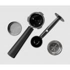 Electrolux Кавоварка рожкова, 1л, мелена, ручний капуч, LED-дисплей, підігрів чашок, чорний