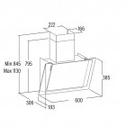 Cata Витяжка похила, 60см, 900м3г, VALTO 600 XGBK, чорний Cata Витяжка похила, 60см, 900м3г, VALTO 600 XGBK, чорний