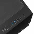 SilverStone Корпус FARA FAV1MB-PRO, без БЖ, 2xUSB3.0, 2xUSB2.0, 1x120mm ARGB fan, TG Side Panel, ATX, Black