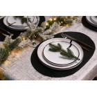 ARDESTO Скатертина Shine 120х140см, 100% поліестер, сріблястий