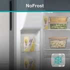 Gorenje Холодильник SBS, 179х70х92см, 2 двері, 376(190)л, А++, NF+, Інв., Зона св-ті, диспенсер, генератор льоду, Зовн. Диспл, нерж