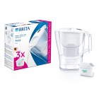 Brita Фільтр-глечик Aluna Memo MXPro 2.4л (1.4л очищеної води) + 3 картриджа білий Brita Фільтр-глечик Aluna Memo MXPro 2.4л (1.4л очищеної води) + 3 картриджа білий