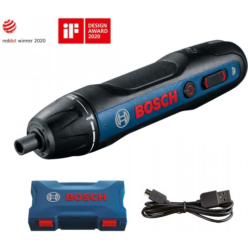Bosch Шуруповерт GO 2 акумуляторний, 3.6В, Li-ion, 1.5 Аг, 5Нм, 360 об/хв