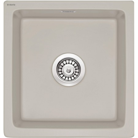 Deante Мийка кухонна Sabor, кераміка, квадрат, без крила, 45