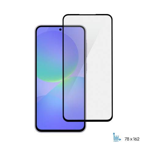 2E Захисне скло для Samsung Galaxy A36 5G (A366), 2.5D FCFG, (1 Pack), чорна рамка