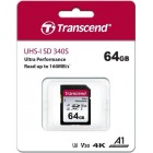 Transcend Карта пам'яті SD 64GB C10 UHS-I U3 R160/W50MB/s 4K