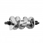 ARDESTO М'ясорубка, 1750Вт, продук.-2 кг/хв, 3 решітки + для ковб., кеббе, 4 терки,насадка для томатів, пластик, біло-сріблястий