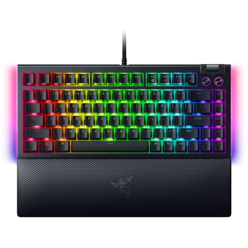 Razer Клавіатура BlackWidow V4 75% RGB 83key Mechanical Tactile Switch GEN-3 USB EN, чорний