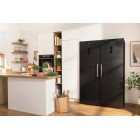 Gorenje Холодильна камера, 185x60х66, 398л, А++, дисплей, зона св-ті, чорний