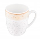 ARDESTO Чашка Siena, 360мл, порцеляна, біло-жовтий ARDESTO Чашка Siena, 360мл, порцеляна, біло-жовтий