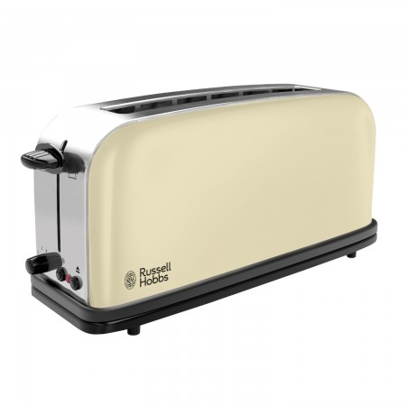 Тостер Russell Hobbs Classic, 1100Вт, довгі слоти, метал, бе