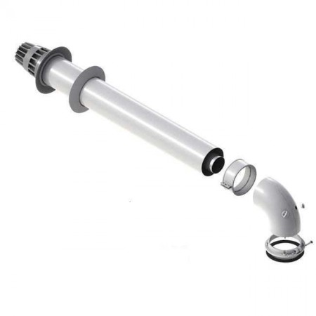 Bosch Коаксіальний горизонтальний комплект АZ 389: відвід 90