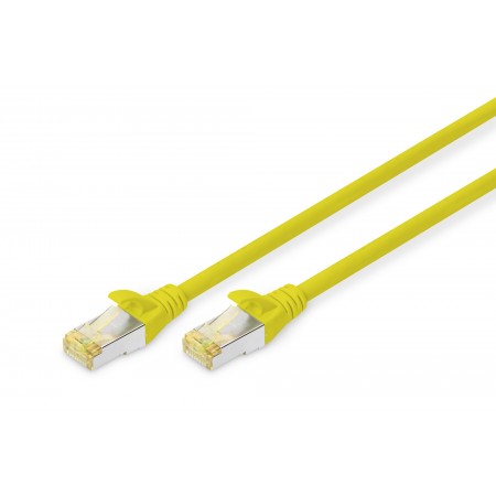 Digitus Патч-корд CAT 6a S-FTP, 1м, AWG 26/7, Cu, LSZH, жовт