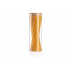 ARDESTO Банка для зберігання Midori, 1300мл, скло, бамбук, кругла, прозорий