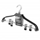 ARDESTO Набір вішаків з прищіпками 42см, 2шт, метал, ПВХ, чорний ARDESTO Набір вішаків з прищіпками 42см, 2шт, метал, ПВХ, чорний