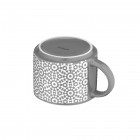 ARDESTO Чашка Weaving G, 330мл, порцеляна, біло-чорний ARDESTO Чашка Weaving G, 330мл, порцеляна, біло-чорний