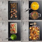 Electrolux Варильна поверхня індукційна, 78см, розширена зона, Hob2Hood, чорний