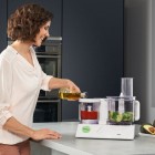 Braun Кухонна машина, 600Вт, чаша-пластик, корпус-пластик, насадок-10, біло-зелений