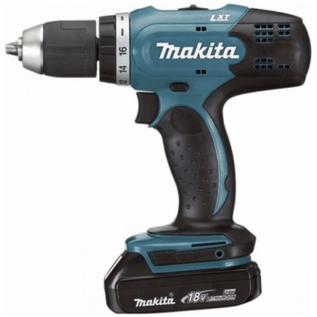 Makita Шуруповерт-дриль DDF453SYE, акум, 18В, 1.5Ah х 2шт., 