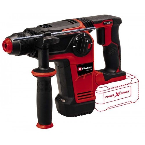 Einhell Перфоратор акумуляторний TP-HD 18/26LI BL - Solo, SDS-plus, PXC 18В, 2.6Дж, 0-1200об•хв, 5500уд•хв, безщітковий, 3кг, без АКБ та ЗП Einhell Перфоратор акумуляторний TP-HD 18/26LI BL - Solo, SDS-plus, PXC 18В, 2.6Дж, 0-1200об•хв, 5500уд•хв, безщітковий, 3кг, без АКБ та ЗП