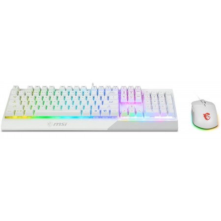 MSI Комплект клавіатура та миша Vigor GK30 COMBO WHITE UA US