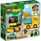 LEGO Конструктор DUPLO Вантажівка і гусеничний екскаватор 10931 LEGO Конструктор DUPLO Вантажівка і гусеничний екскаватор 10931