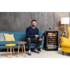 Candy Холодильник для вина, 84.5x49х55, холод.відд.-118л, зон - 1, бут-41, ST, дисплей, чорний