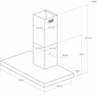 Haier Витяжка Haier Т-подібна, 60см, 883м куб год., чорний Haier Витяжка Haier Т-подібна, 60см, 883м куб год., чорний