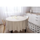 ARDESTO Скатертина Oliver, беж, D-136см, 100% бавовна ARDESTO Скатертина Oliver, беж, D-136см, 100% бавовна