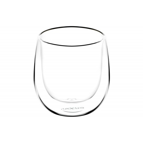 ARDESTO Набір чашкок з подвійними стінками для американо, 120 мл, H 7,5 см, 2 од., боросилікатне скло ARDESTO Набір чашкок з подвійними стінками для американо, 120 мл, H 7,5 см, 2 од., боросилікатне скло