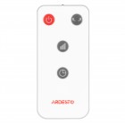 ARDESTO Вентилятор FN-B1140R підлоговий, 40см, 55Вт, ел. кер-ня, дисплей, таймер, пульт ДК, опора кругла, білий