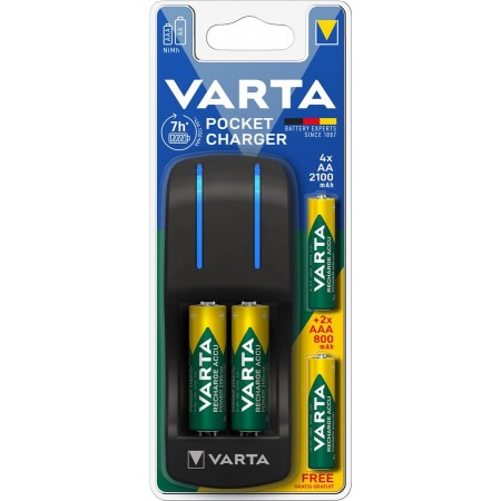 VARTA Зарядний пристрій Pocket Charger + Акумулятор NI-MH AA