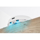 Sencor Робот-пилосос, 400Вт, h=9,8см, вологе прибирання, конт пил -0,45л, вода -0,24л, НЕРА, білий