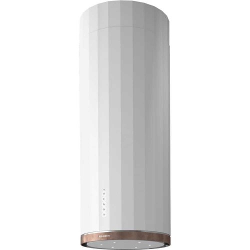 Faber Витяжка острівна, 37см, 1169м.куб/год, Corinthia Isola Ev8+ Wh Matt/Ts A37, білий матовий Faber Витяжка острівна, 37см, 1169м.куб/год, Corinthia Isola Ev8+ Wh Matt/Ts A37, білий матовий