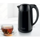 Bosch Електрочайник, 1.7л, метал, чорний