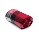 ARDESTO Плед Fleece, 130x160 см, 100% поліестер, клітинка червоно-чорна ARDESTO Плед Fleece, 130x160 см, 100% поліестер, клітинка червоно-чорна