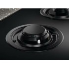 Electrolux Варильна поверхня комбінована (2 газ + 3 інд), 90см, розширена зона, чавун, чорний
