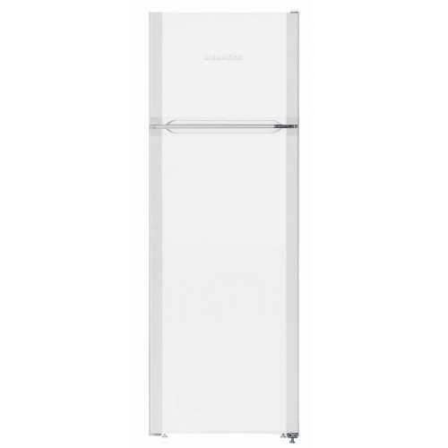 Liebherr Холодильник з верхньою мороз., 157x55x63, холод.відд.-218л, мороз.відд.-52л, 2 дв., A+, ST, білий