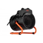 2E Теплова гармата електрична, 3кВт, 30м2, 286 м3/год, нагр.елемент - нерж.сталь, IPX4, чорний