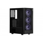 2E Gaming Корпус Virtus G3301 без БЖ 1xUSB3.0, 2xUSB2.0, 3x120мм ARGB, VGA 325мм, LCS ready, HUB, TG Side Panel, ATX, чорний