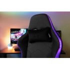 2E Gaming Крісло OGAMA II RGB, ПУ шкіра, 3D-Armrests, чорний