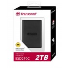 Transcend Портативний SSD 2TB USB 3.1 Gen 2 Type-C ESD270C Transcend Портативний SSD 2TB USB 3.1 Gen 2 Type-C ESD270C