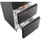 Холодильник Haier багатодверний, 190.5x70х64.8, холод.відд.-354л, мороз.відд.-174л, 3дв., А+, NF, інв., дисплей, зона нульова, чорний