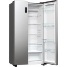 Gorenje Холодильник SBS 179х67х92см, 2 двері, 356( 191)л, А++, NF+, Інв. , зона св-ті, зовн. диспл, матовий сірий