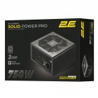 2E Gaming Блок живлення Solid Power Pro (750W), >85%, 80+ Bronze, 120mm, 1xMB 24pin(20+4), 2xCPU 8pin(4+4), 3xMolex, 6xSATA, 4xPCIe 8pin(6+2), 1x12VHPWR, Semi Modular