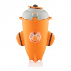 ARDESTO Пляшка для води Plane 550мл, пластик, оранжевий