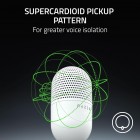 Razer Мікрофон геймінговий Seiren V3 Mini, Omni, USB-A, 1.2м, білий